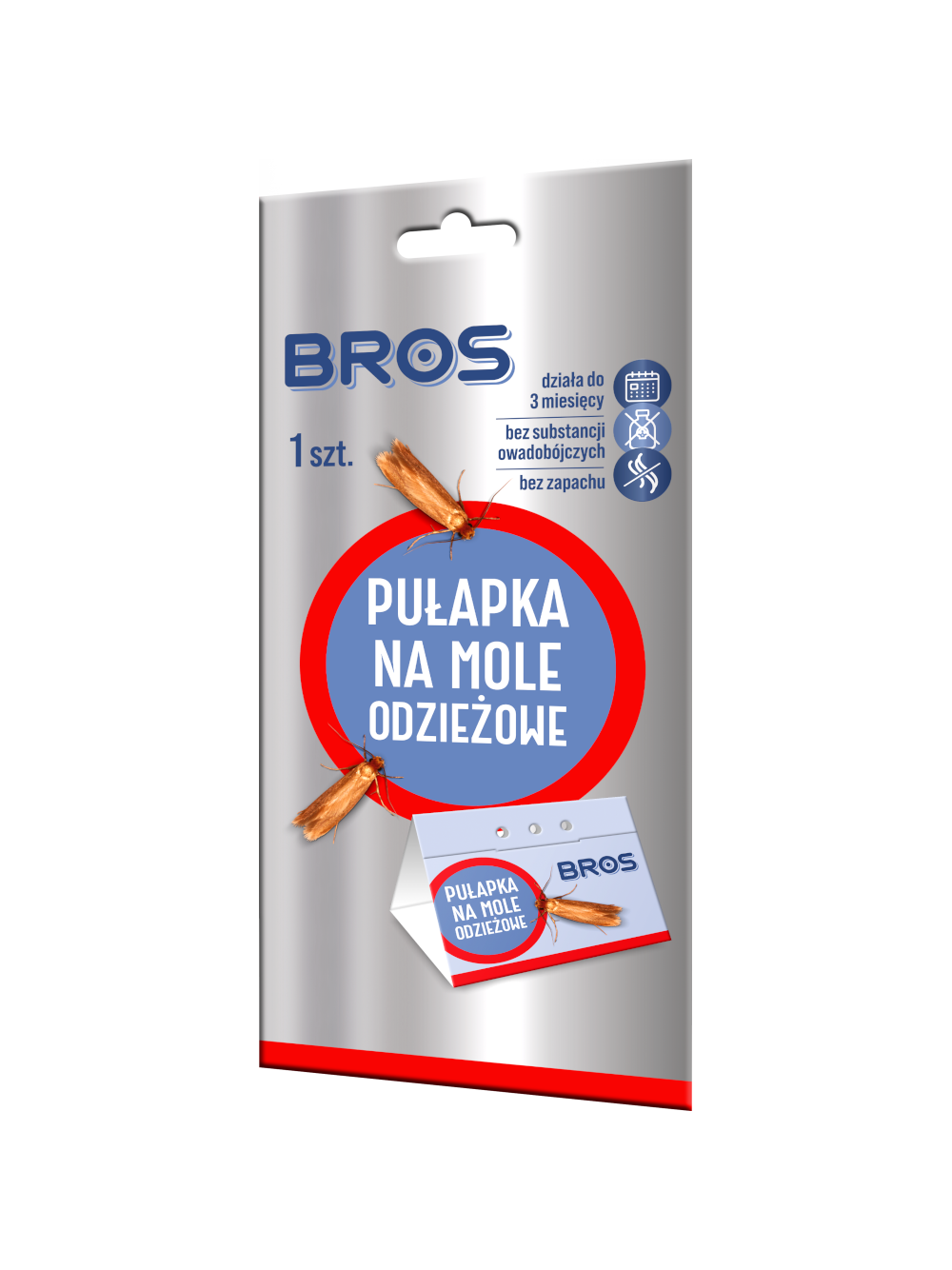 BROS Pułapka na mole odzieżowe 1szt.