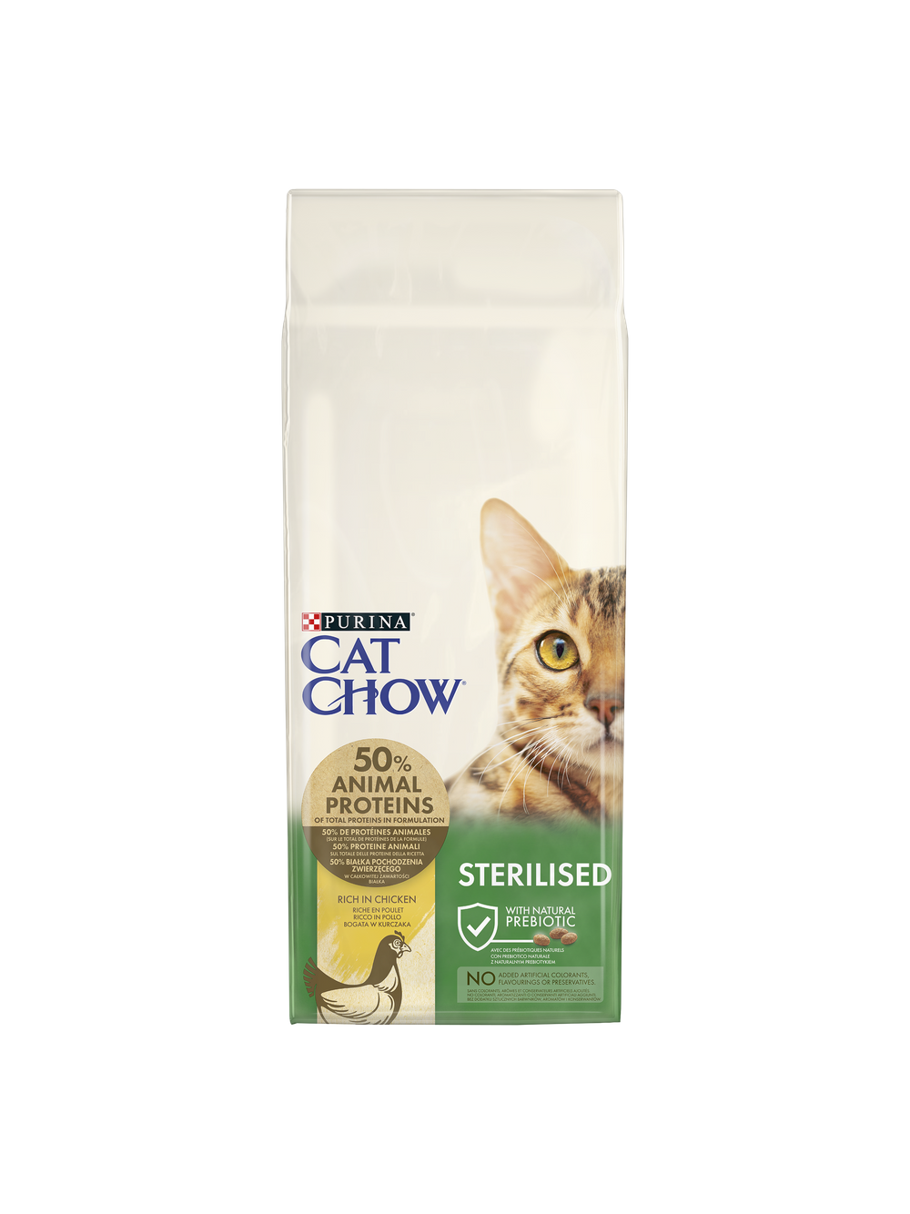 PURINA Cat Chow Sterilised Karma bogata w kurczaka 15kg