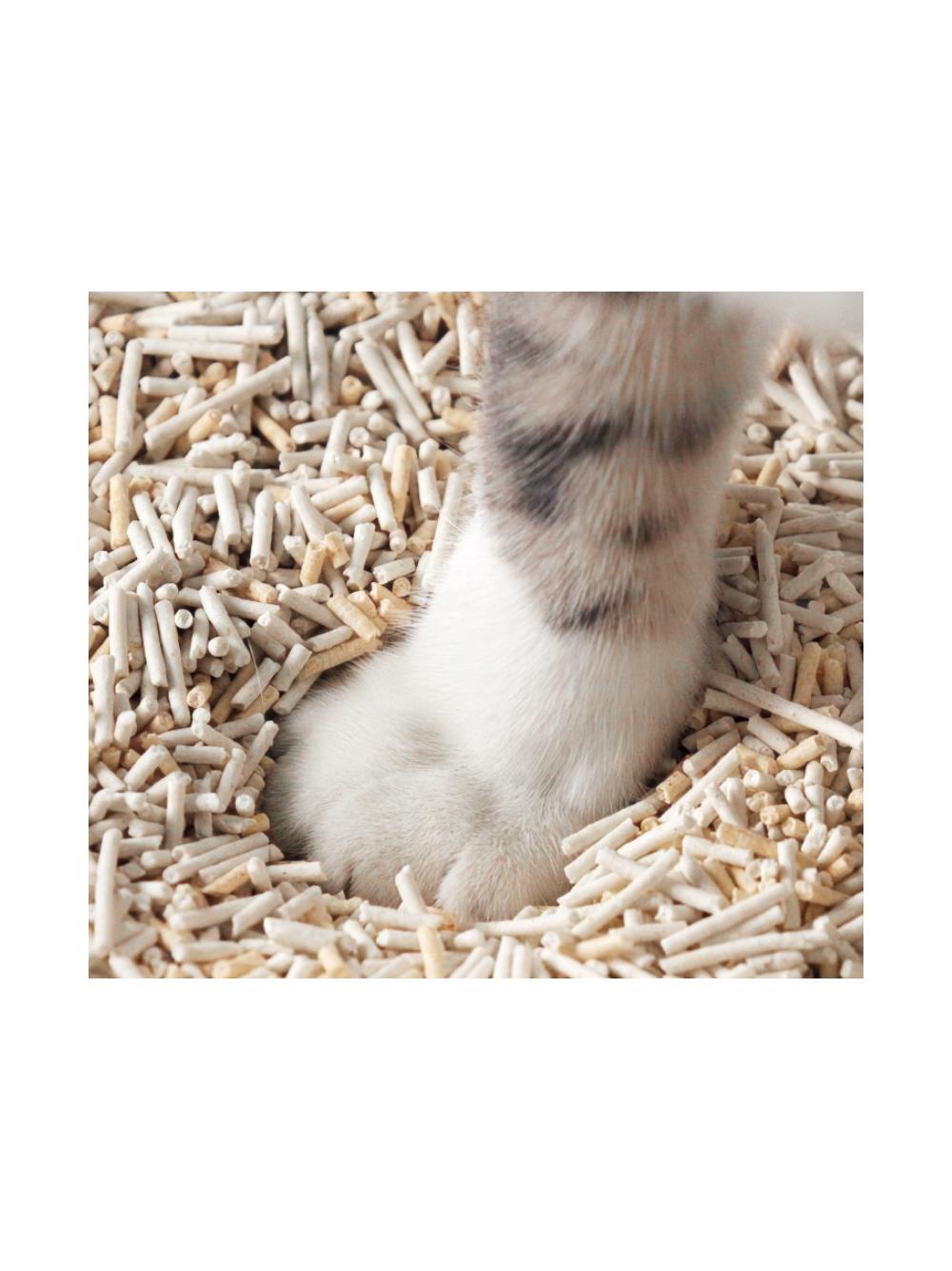 Cat Sand Love4pet Żwirek zbrylający dla kota tofu 2,5kg 4,3L