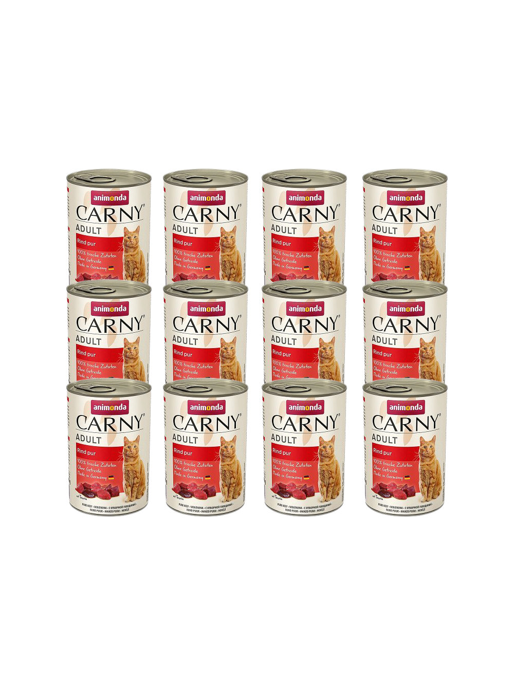 ANIMONDA Cat Carny Adult smak: wołowina 12 x 400g