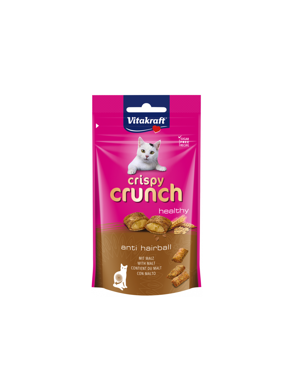 Vitakraft Cat Crispy Crunch słód 60g