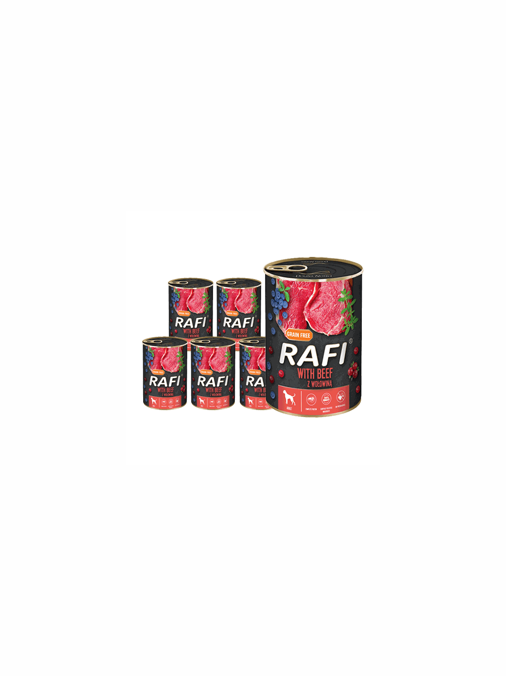 DOLINA NOTECI Rafi z wołowina 6x400g