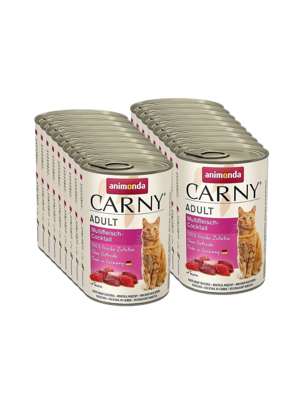 ANIMONDA Cat Carny Adult smak: multi koktajl mięsny 18x400g