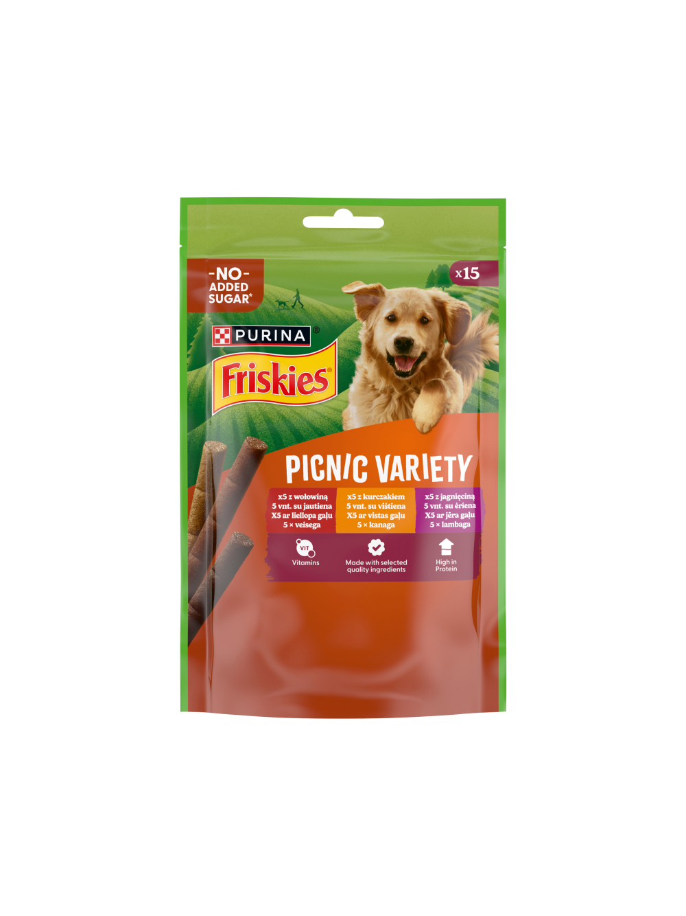 Friskies Picnic Variety dla dorosłych psów 126 g (15 sztuk)