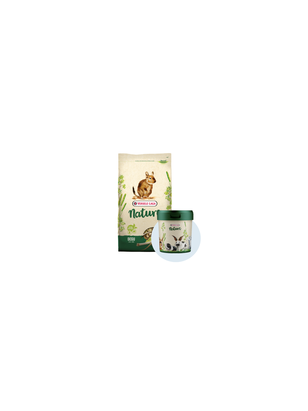 VERSELE-LAGA Degu Nature pokarm dla koszatniczki 2,3kg + pojemnik GRATIS !!!