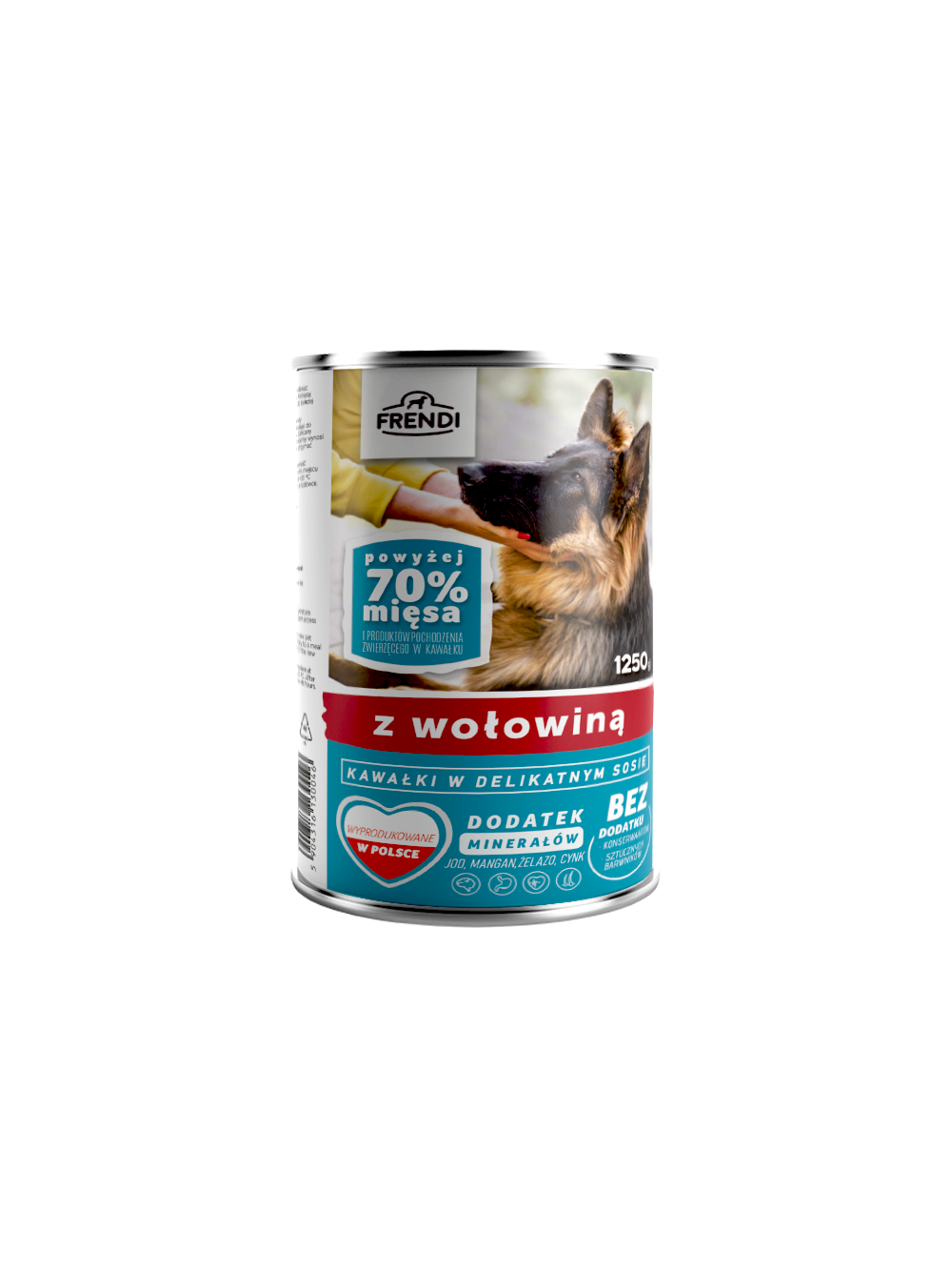 Frendi kawałki w delikatnym sosie z wołowiną 1250g