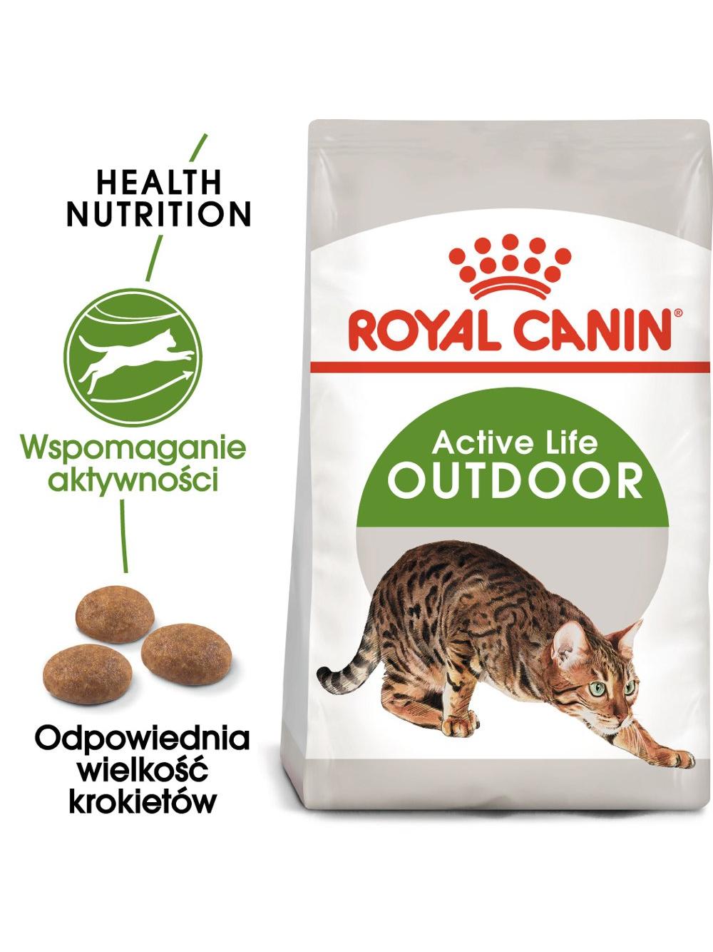 ROYAL CANIN  Outdoor 30 1,5kg karma sucha dla kotów dorosłych, wychodzących na zewnątrz  / Opakowanie uszkodzone (8900) !!!