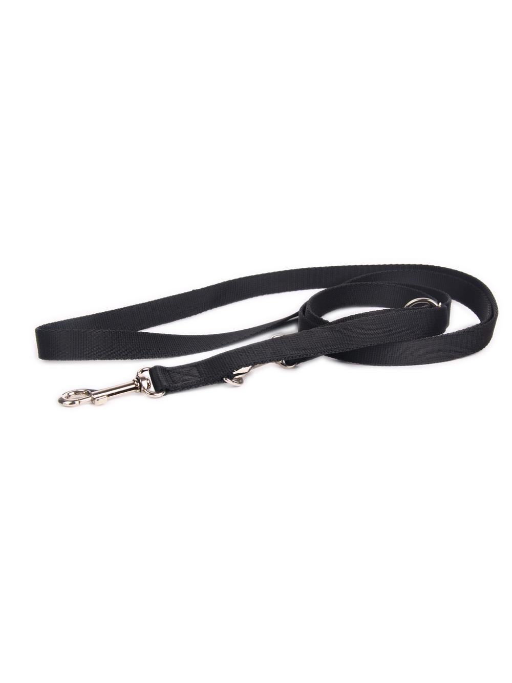 DogStuffs Smycz Regulowana – Czarna 20mm/220cm