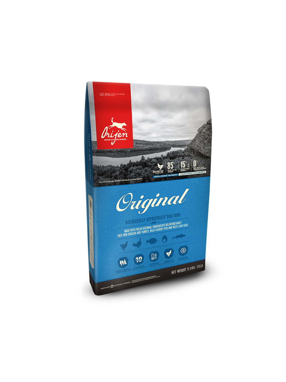 ORIJEN Original Dog 11,4kg + niespodzianka dla psa GRATIS!