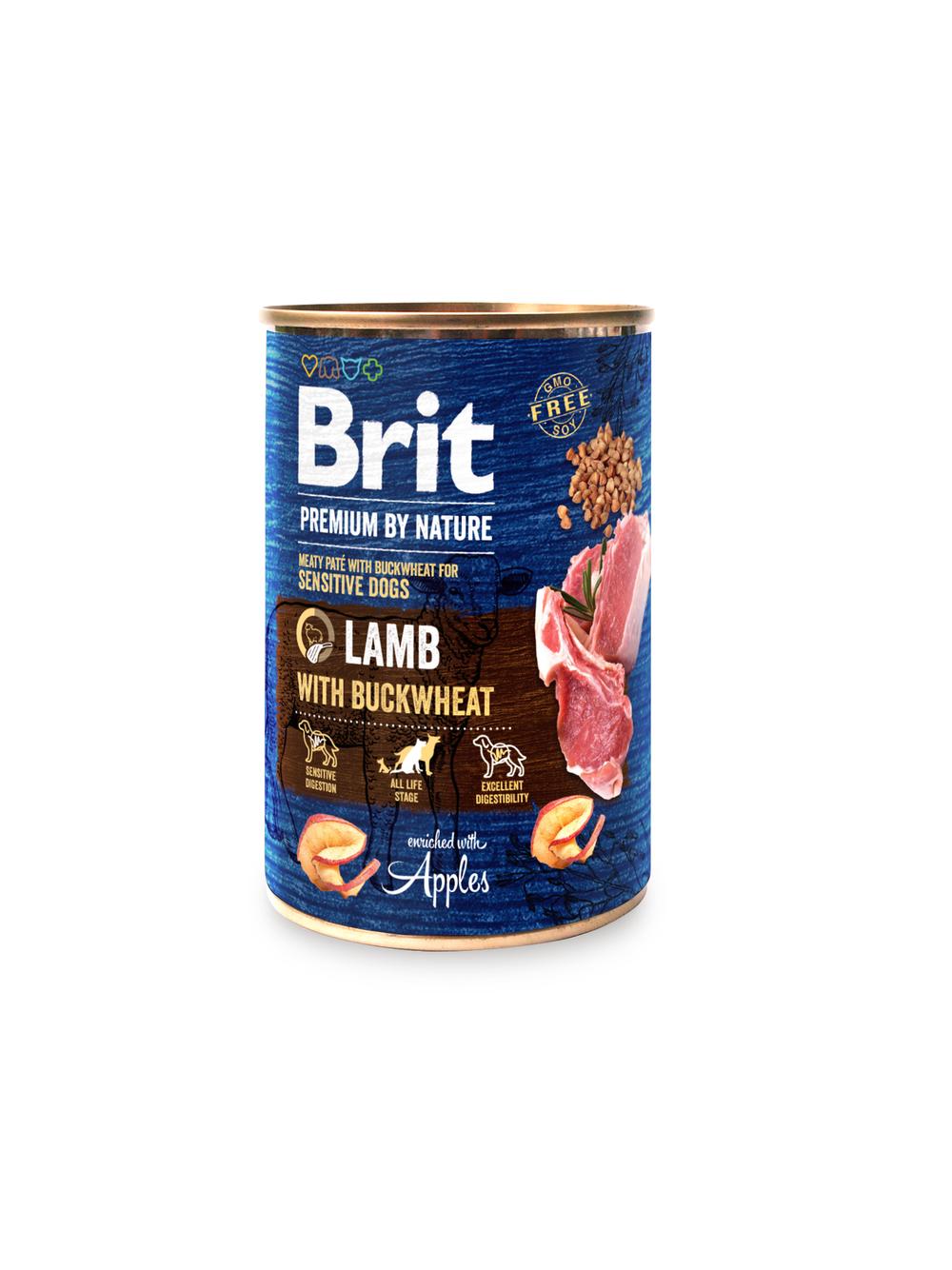 Brit Premium by Nature Lamb With BUCKWHEAT 400g