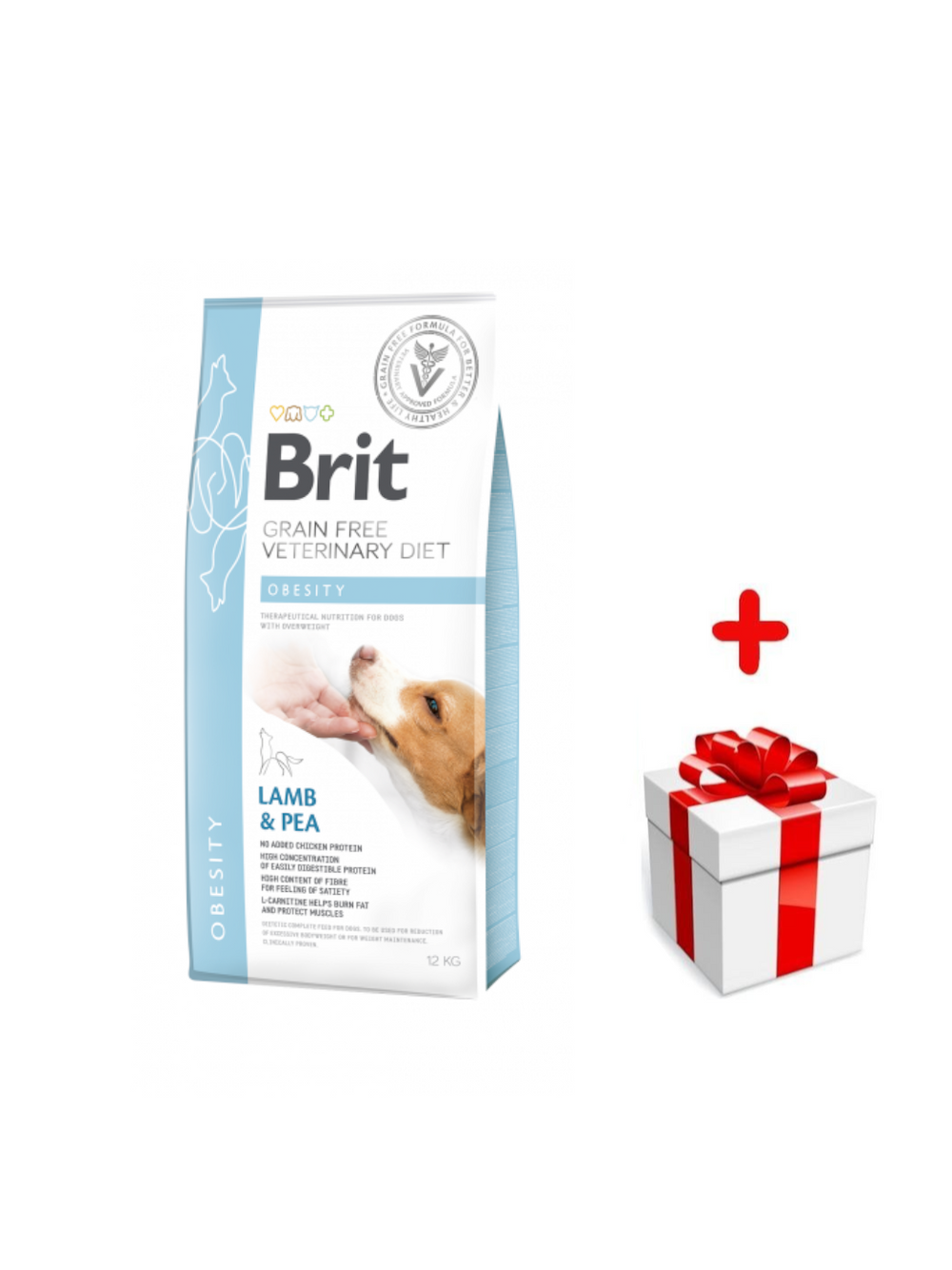 Brit GF veterinary diets dog Obesity 2 kg + niespodzianka dla psa GRATIS