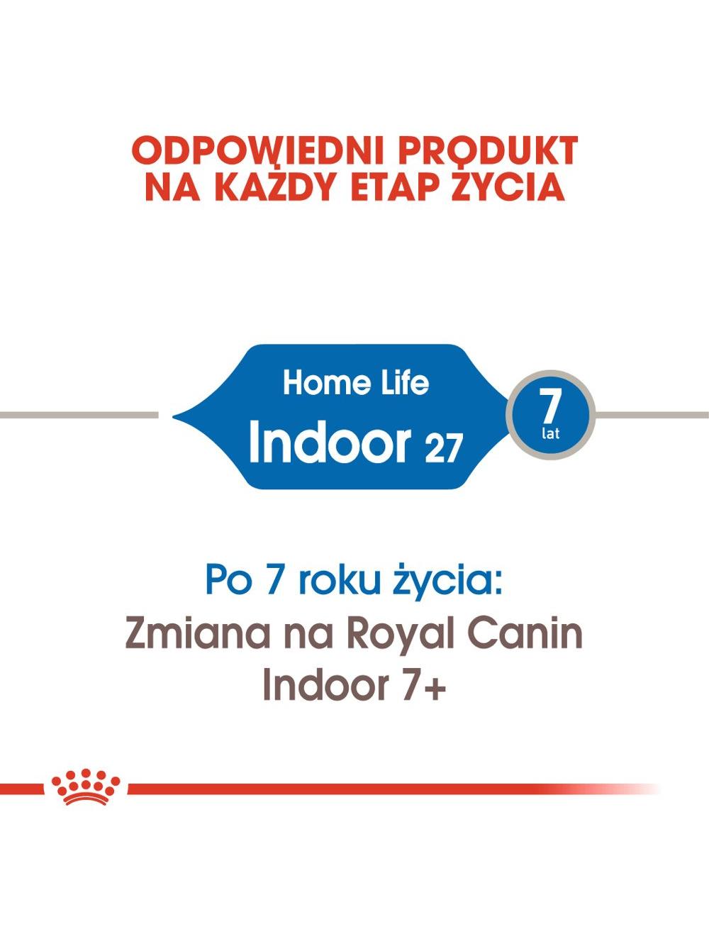 ROYAL CANIN  Indoor 27 10kg karma sucha dla kotów dorosłych, przebywających wyłącznie w domu + niespodzianka dla kota GRATIS!