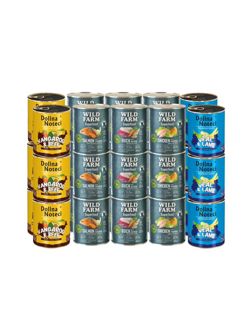 Dolina Noteci + WILD FARM Superfood Mix Smaków 30x800g