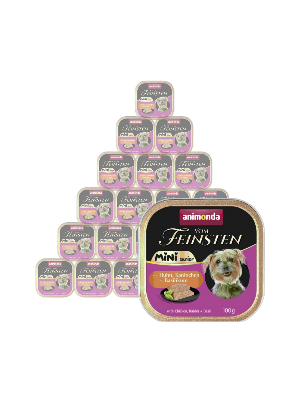 ANIMONDA Vom Feinsten mini senior kurczak/królik  32x100g