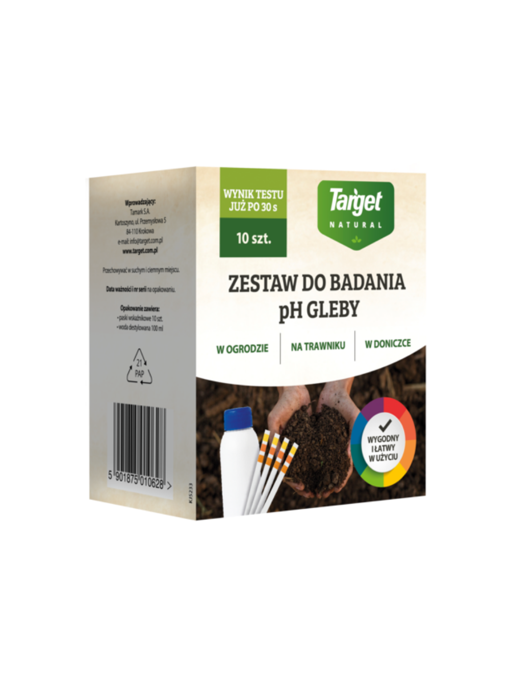 Zestaw do badania odczynu pH gleby