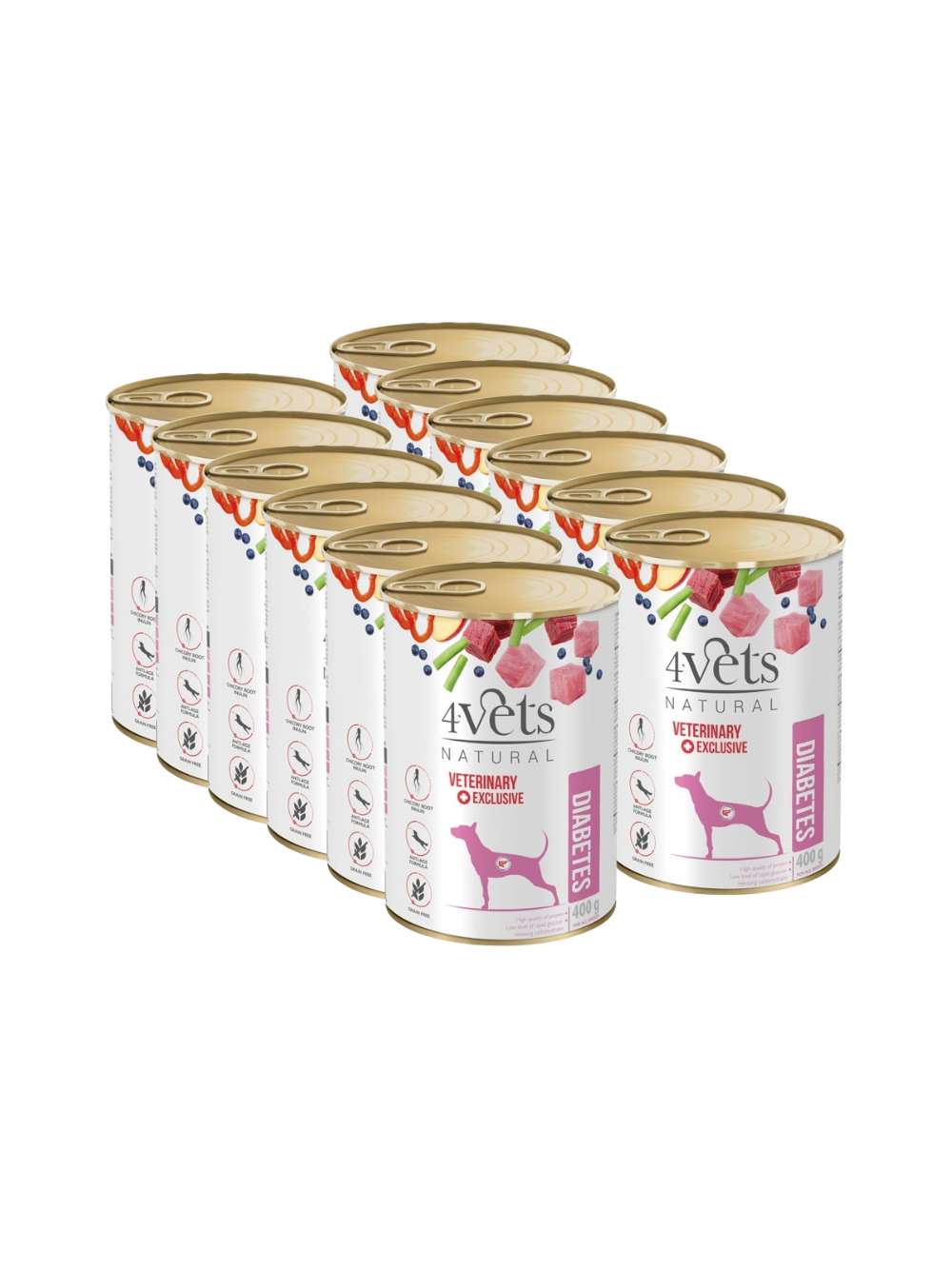 4Vets Dog Diabetes 12x400g