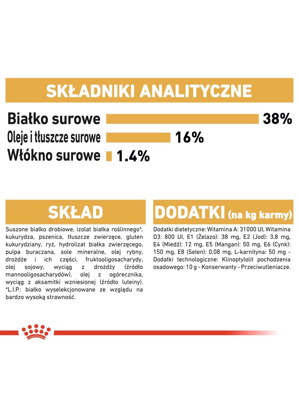 ROYAL CANIN Siamese Adult 2kg karma sucha dla kotów dorosłych rasy syjamskiej