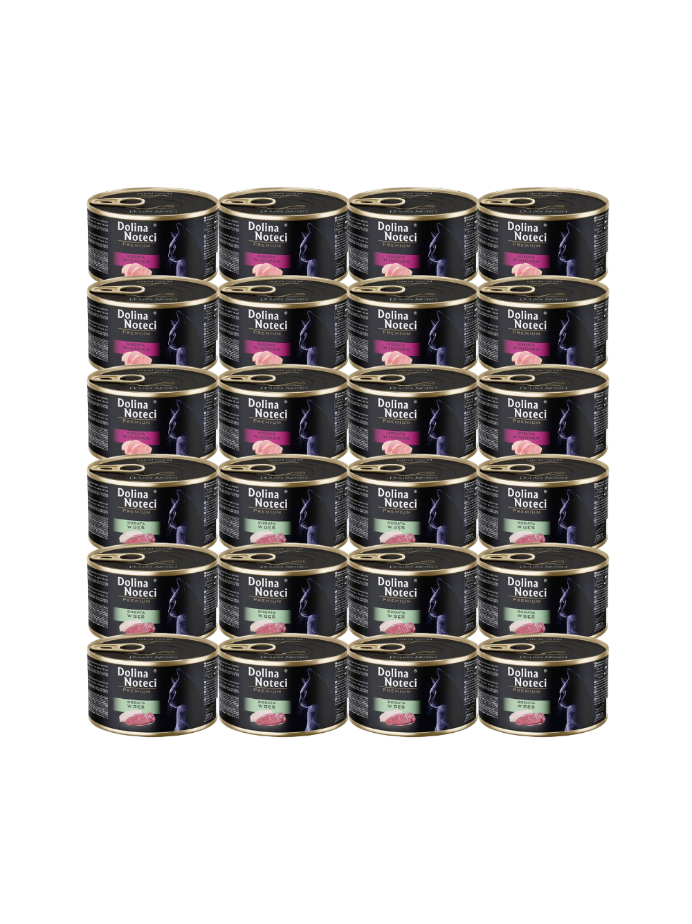Dolina Noteci Premium  dla kota MIX SMAKÓW 24x185g