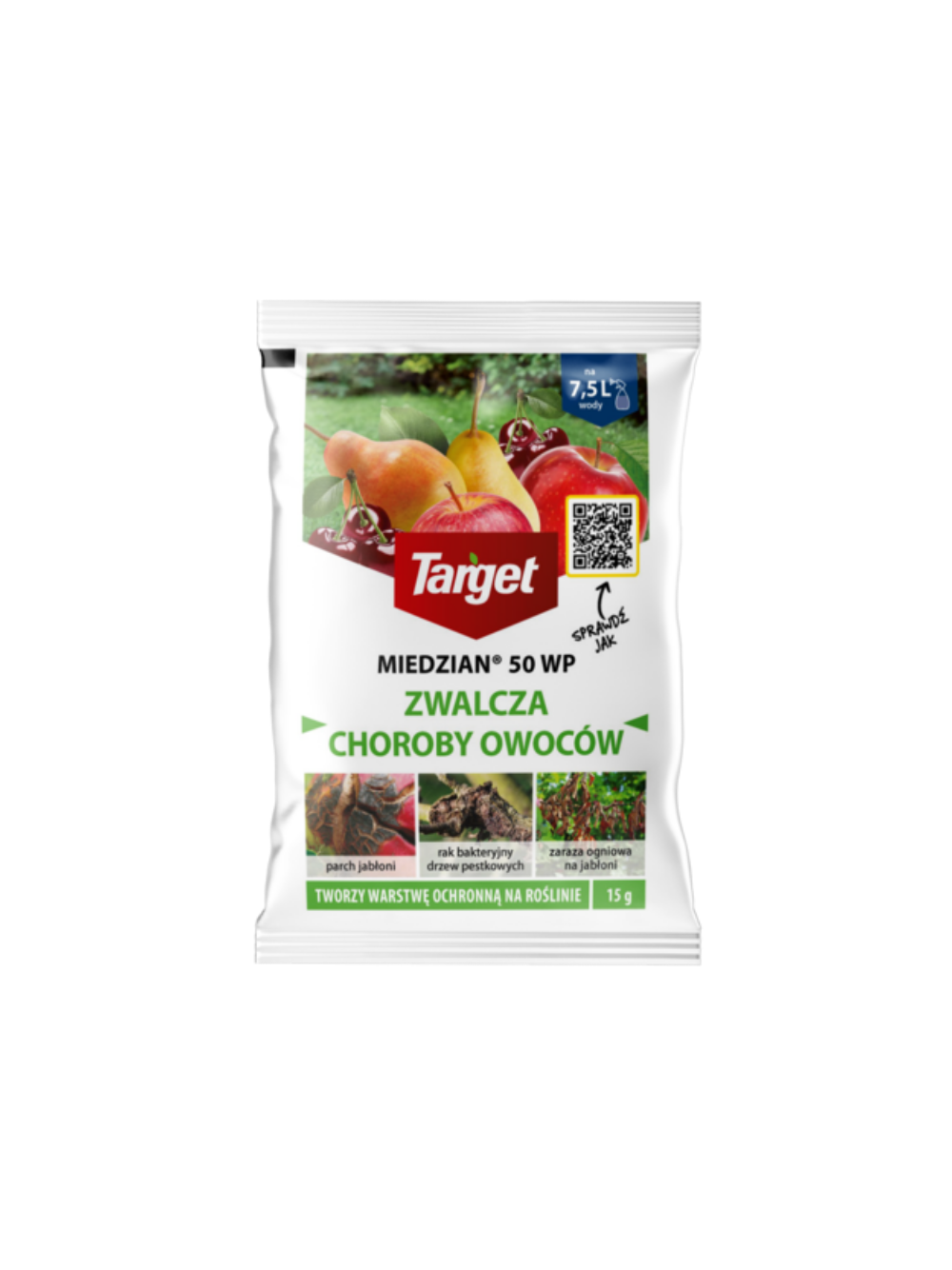 MIEDZIAN 50WP - WARZYWA, OWOCE 15 G