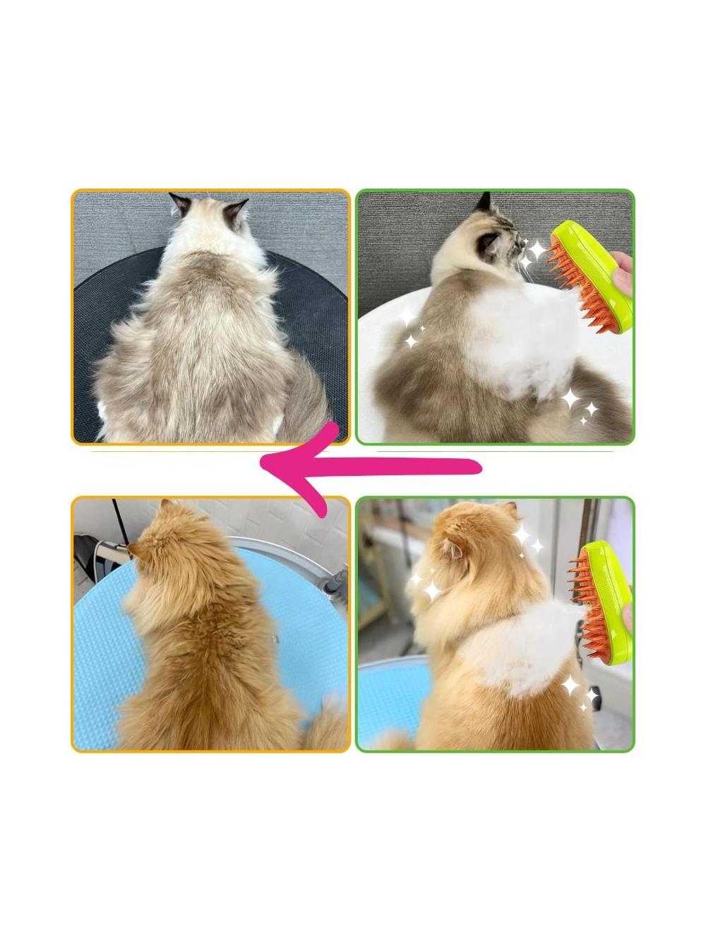 Pet Brush Szczotka parowa dla zwierząt do pielęgnacji zwierząt