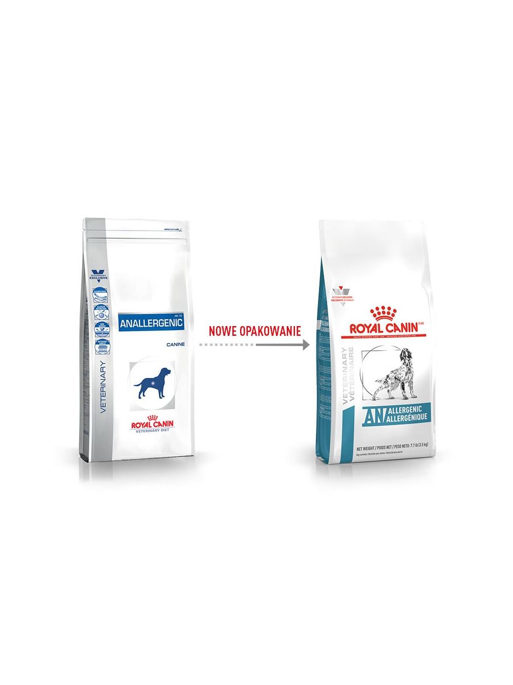 ROYAL CANIN Anallergenic AN18 3kg +NIESPODZIANKA DLA PSA GRATIS!!