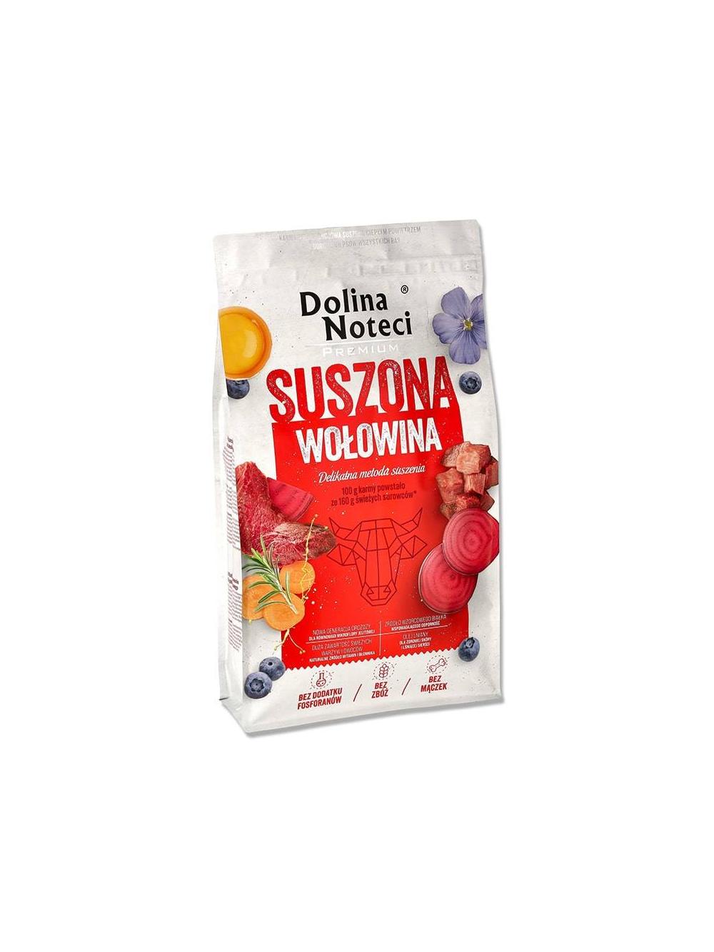 DOLINA NOTECI Premium Wołowina- karma suszona dla psa 9kg