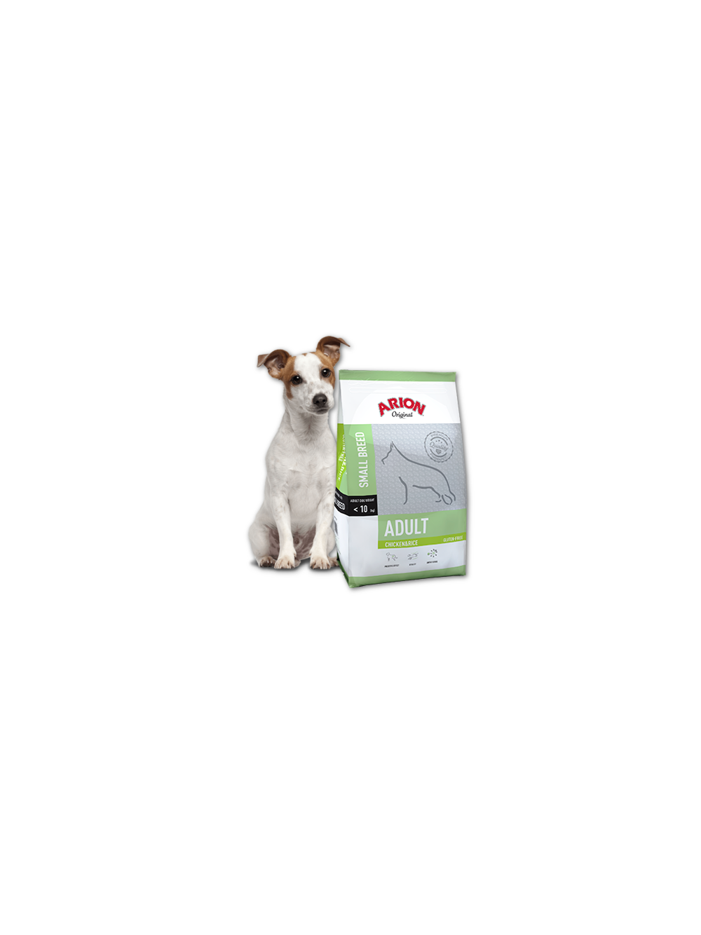 ARION Original Adult Small Breed Chicken & Rice 7,5kg+1 kg