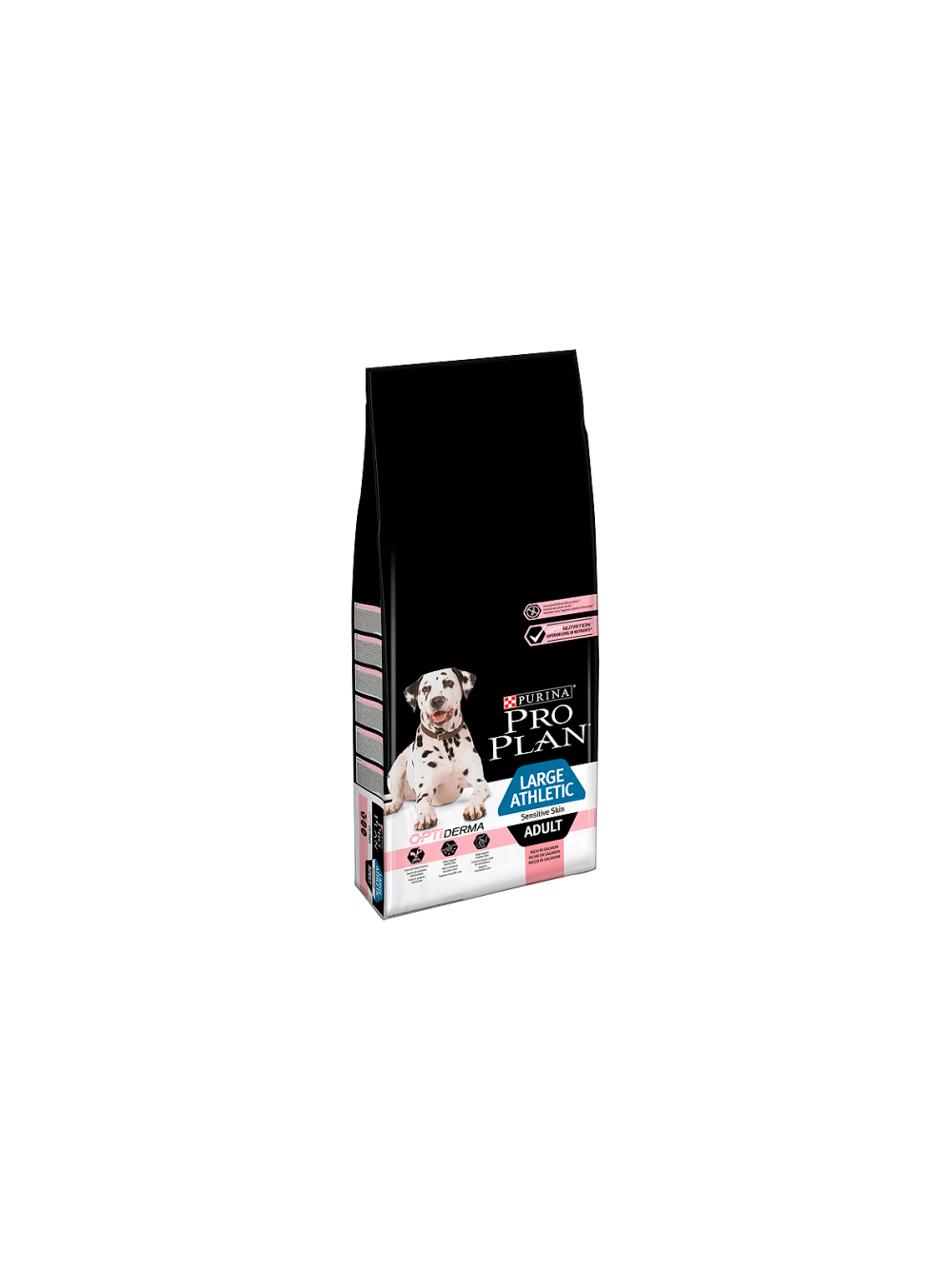 Purina Pro Plan Large Adult Athletic Optiderma, łosoś i ryż 14kg  + niespodzianka dla psa GRATIS!