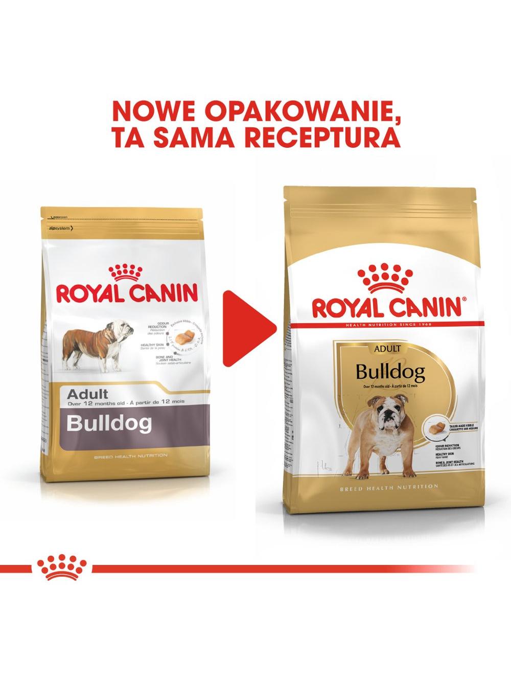 ROYAL CANIN Bulldog Adult 12kg karma sucha dla psów dorosłych rasy bulldog