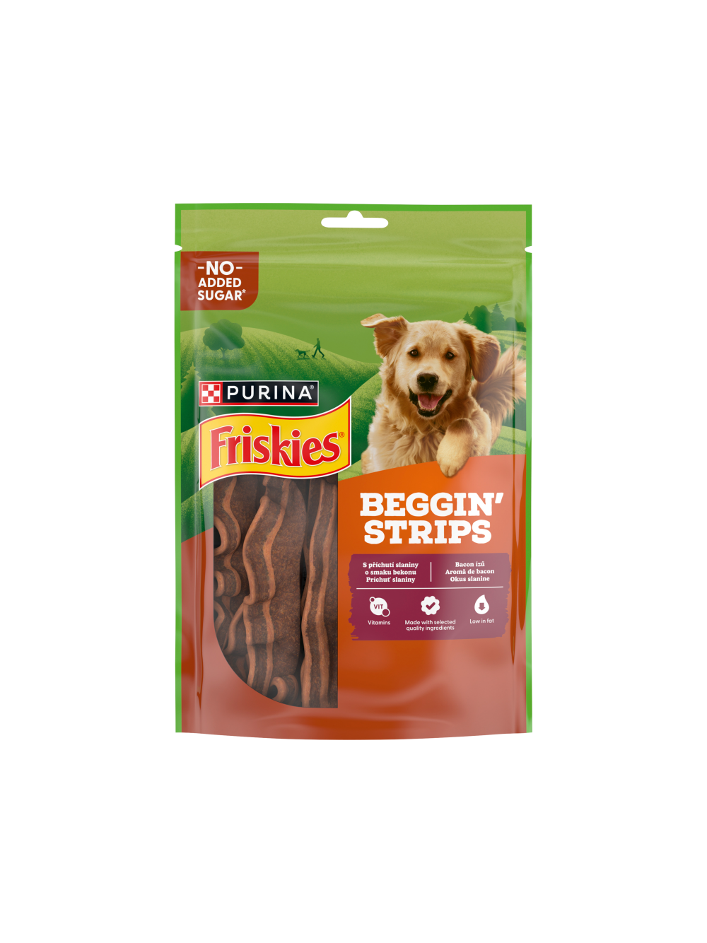 Friskies Beggin' Strips dla dorosłych psów o smaku bekonu 3x120g