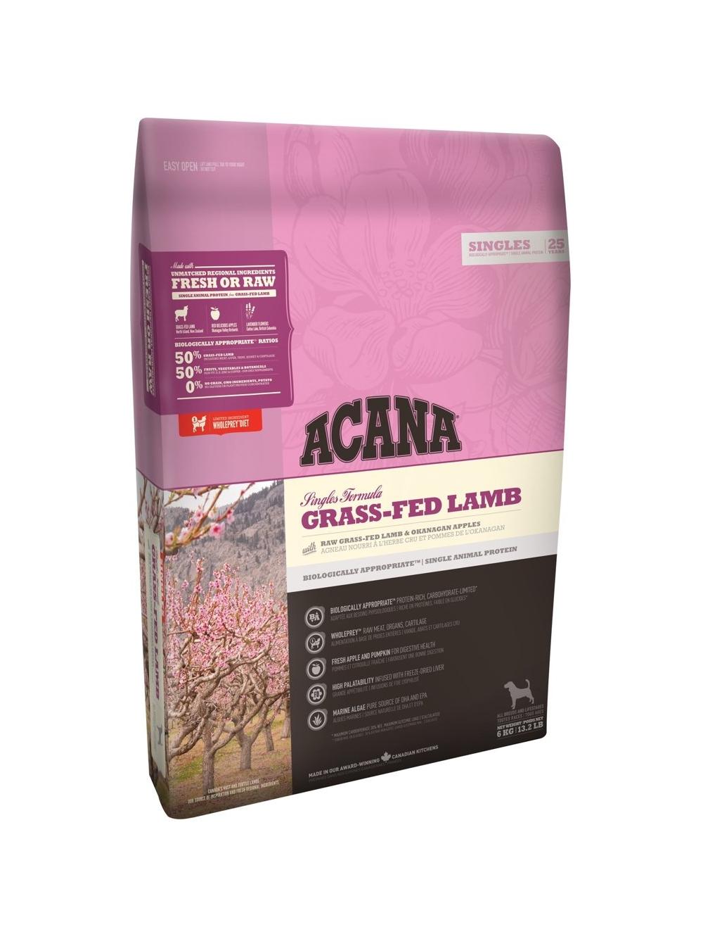 ACANA Singles Grass-Fed Lamb 17kg + niespodzianka dla psa GRATIS!