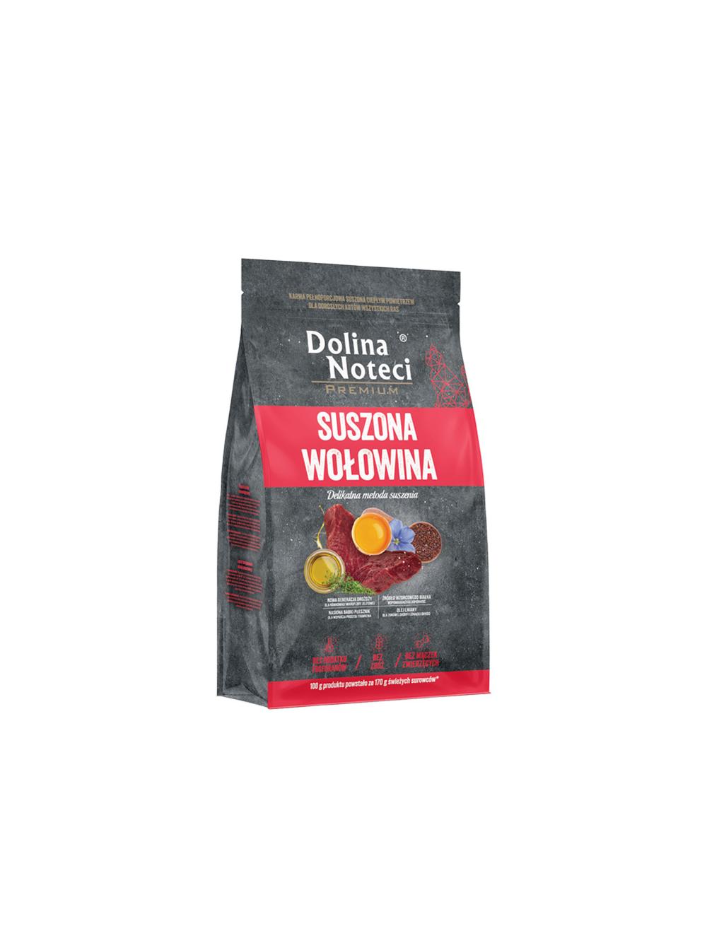 Dolina Noteci Premium Karma suszona dla kotów wszystkich ras wołowina 2 kg
