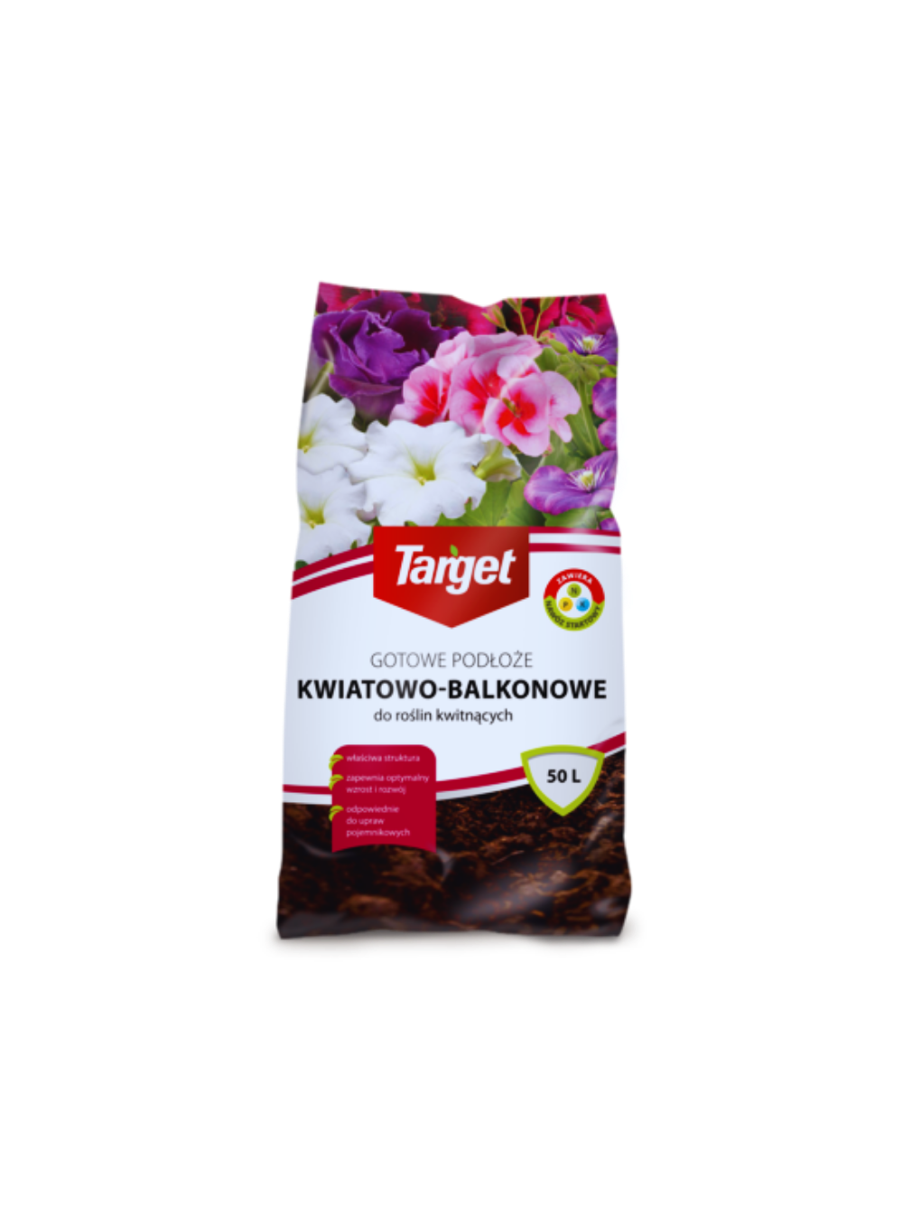 Gotowe podłoże kwiatowo-balkonowe 50 L