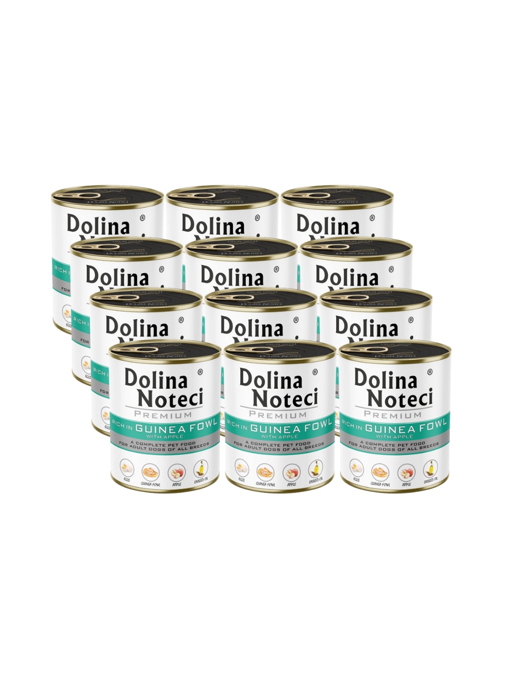 Dolina Noteci PREMIUM bogata w perliczkę z jabłkiem 12x800g