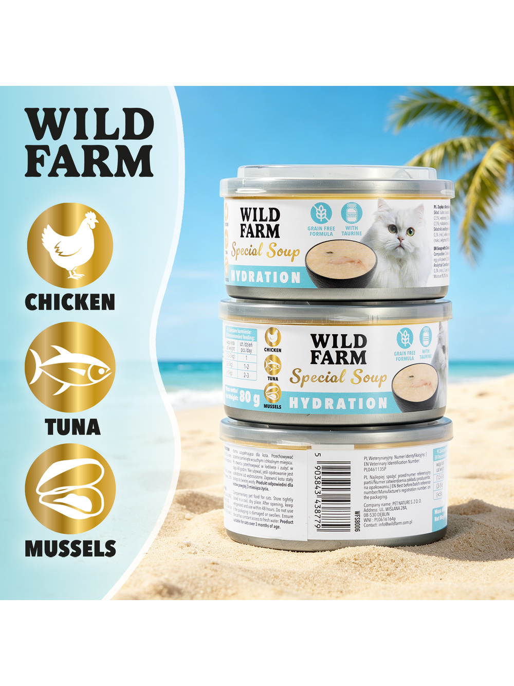 WILD FARM Special Soup 80g Hydration – aromatyczna zupka - wsparcie prawidłowego nawodnienia
