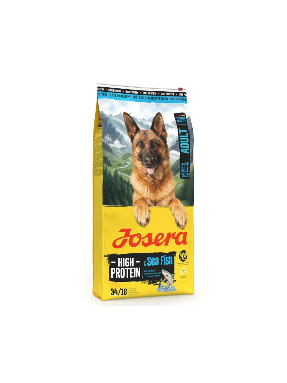 JOSERA HIGH PROTEIN Adult / Sea Fish 12,5kg/ opakowanie uszkodzone (8918,8963)!!!