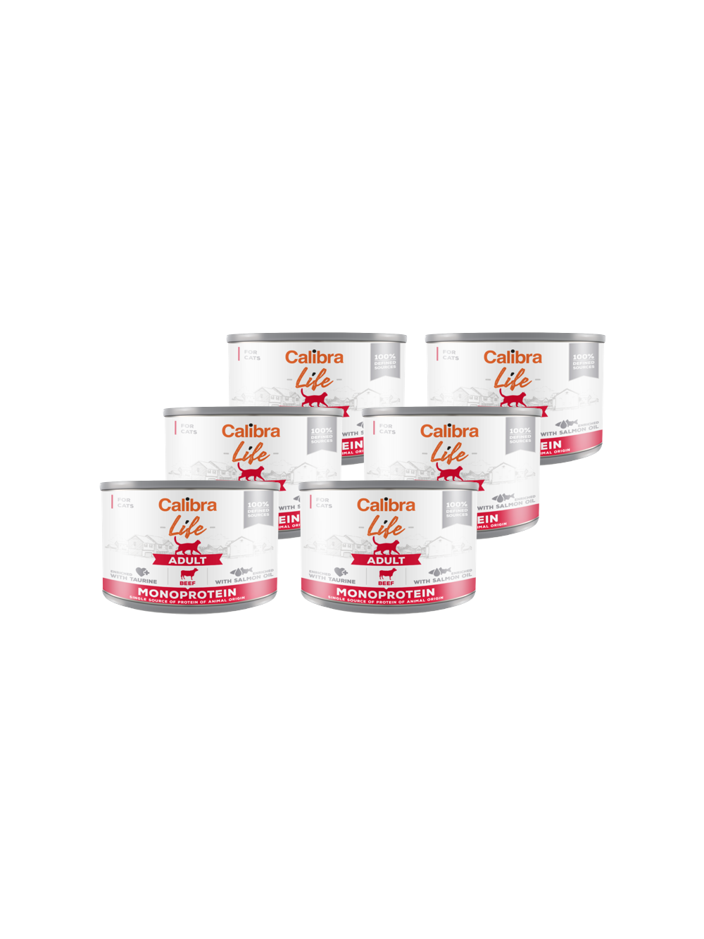 CALIBRA Cat Adult Life Beef 6x200g
