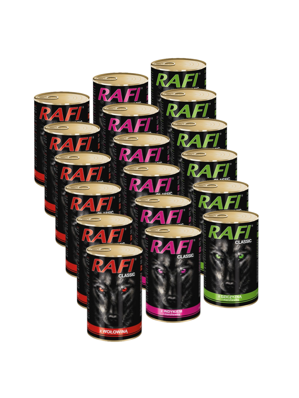 Rafi Classic MIX SMAKÓW w Sosie 18x1240g