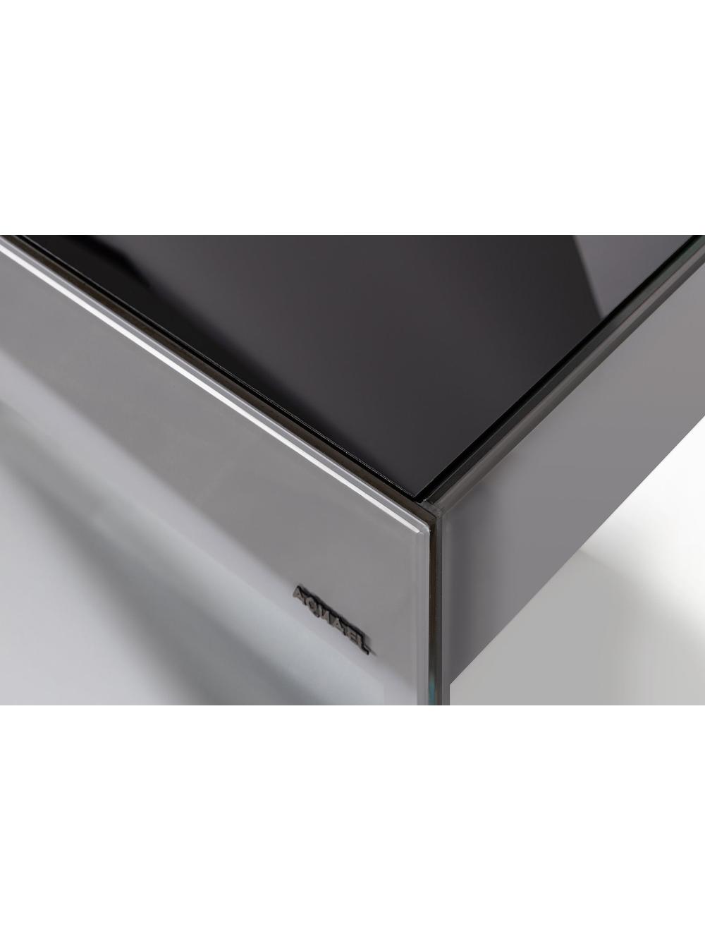 AQUAEL ZESTAW GLOSSY ST 150 D&N SZARY + SZAFKA