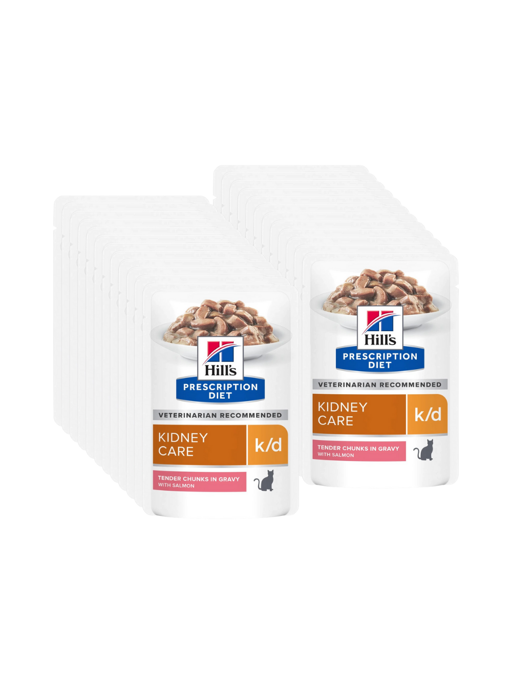 HILL'S PD Prescription Diet Feline k/d łosoś 24x85g - saszetka