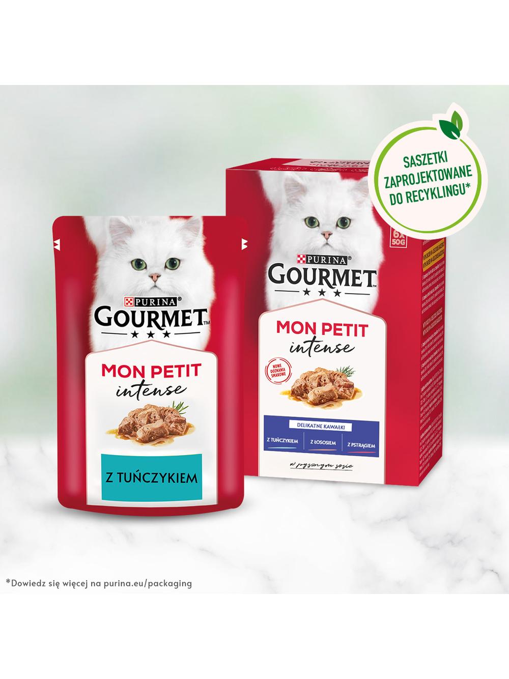GOURMET mon Petit Pokarm dla kotów - MIX Rybny 6x50g