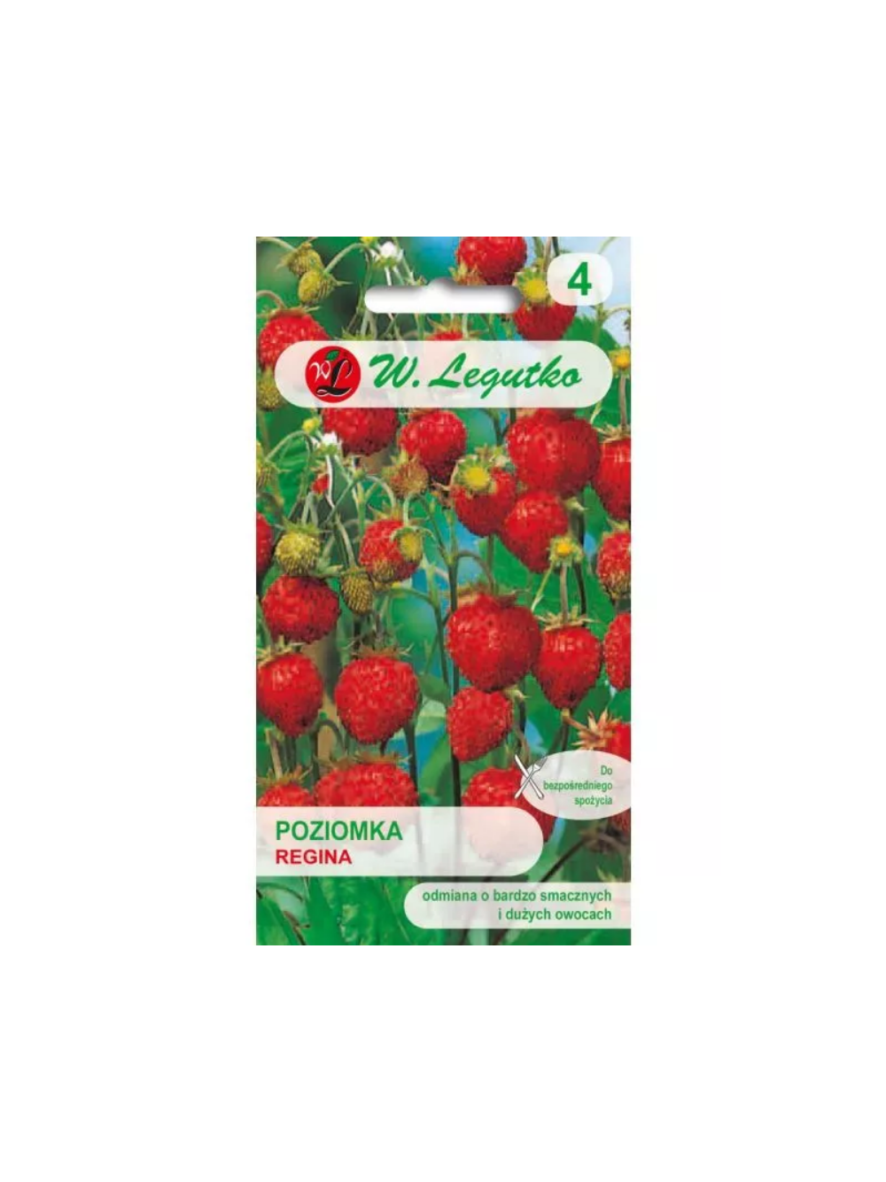 Poziomka Regina - owoce czerwone, duże