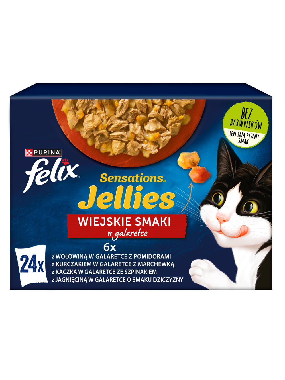 FELIX Sensations Wiejskie Smaki w galaretce: 24x85g