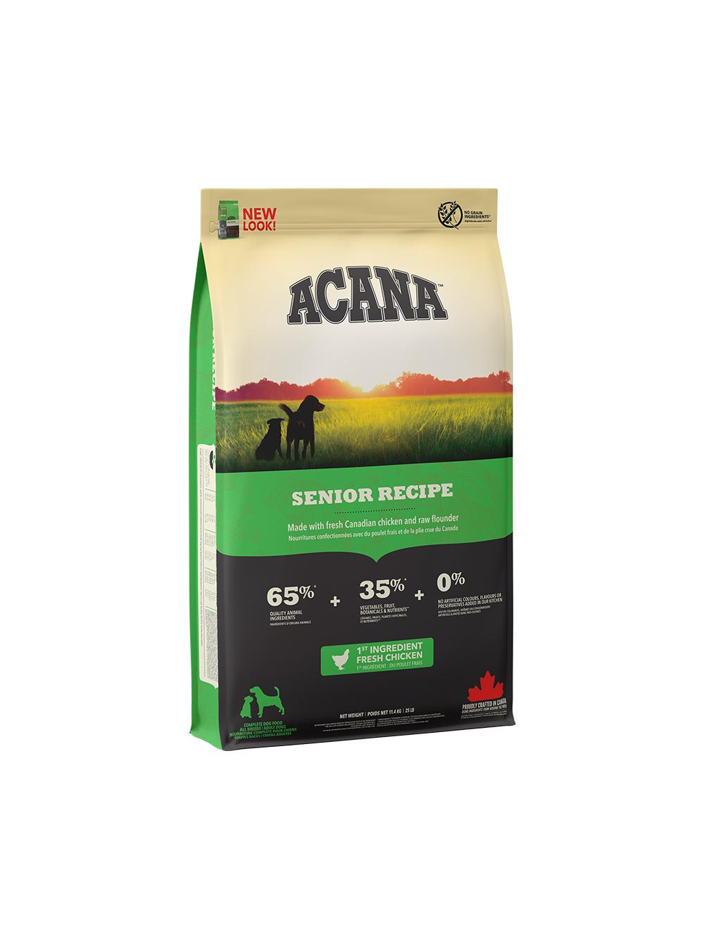 ACANA Senior Dog 11,4kg + niespodzianka dla psa GRATIS!