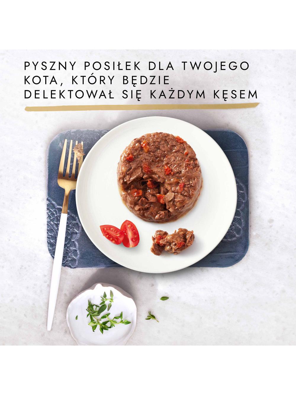 Purina Gourmet Gold wołowina w pomidorach 85g