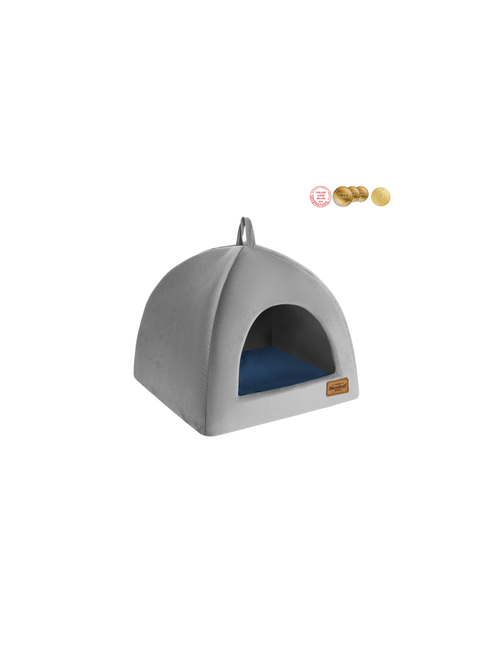 RECOBED budka dla psa Welurove szara S 40x40cm