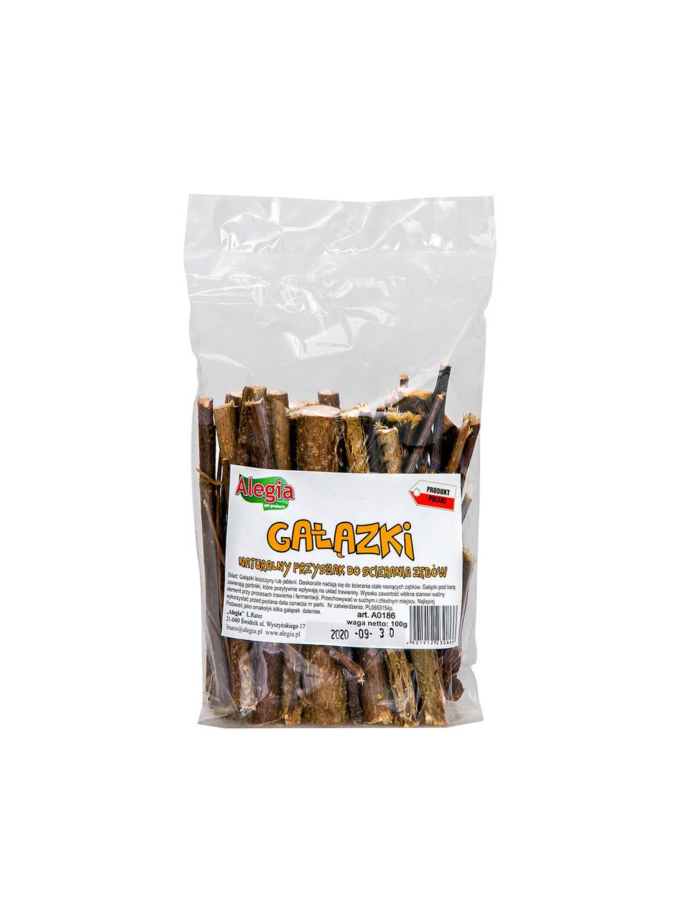 ALEGIA Gałązki dla gryzoni 100g