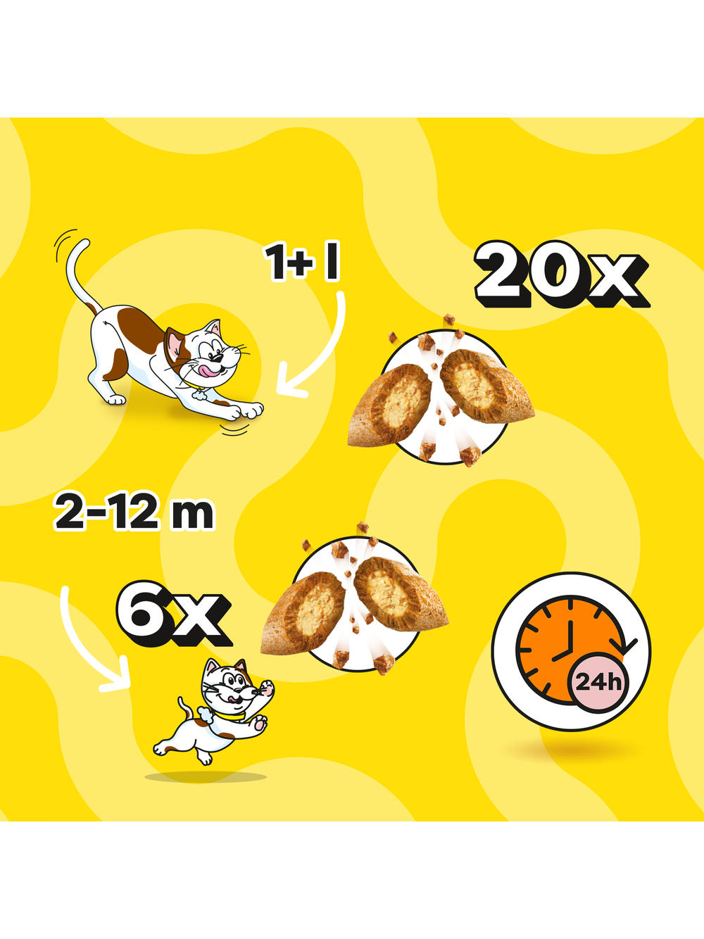 DREAMIES przysmaki dla kota z łososiem 4x180g
