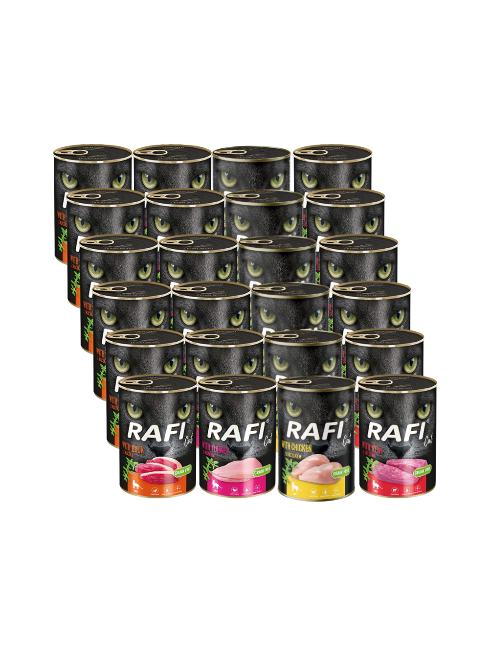 RAFI Cat Adult Mix Smaków 24x400g