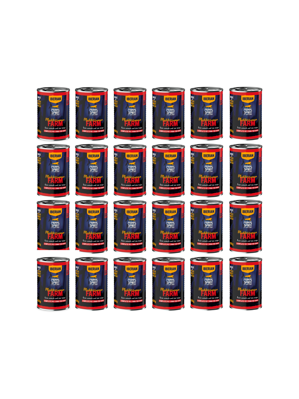 PRIMAL SPIRIT Iberian Mediterranean Farm 24x400g puszka